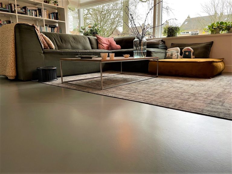 Ultratop vloer in woonhuis
