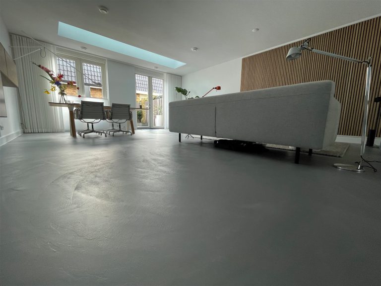Ultratop vloer in woonhuis