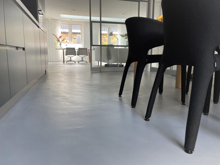 Ultratop vloer in woonhuis